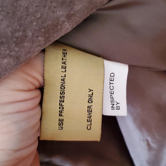 Boston Harbour Outdoorwear Men’s Soft Brown Suede Leather Jacket Coat Size XL - Picture 9 of 9